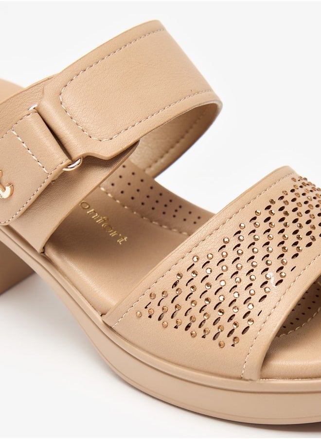 Le Confort - LE CONFORT SANDAL LAZER CUT BLING TWO PART EMBELLISHED SANDAL - Image 1