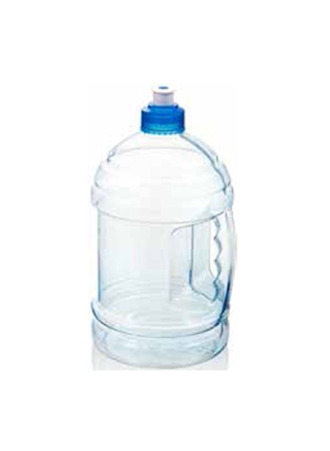 Arrow Durable Sport Water Bottle Display Clear and Blue 2.2 Liter 65000..