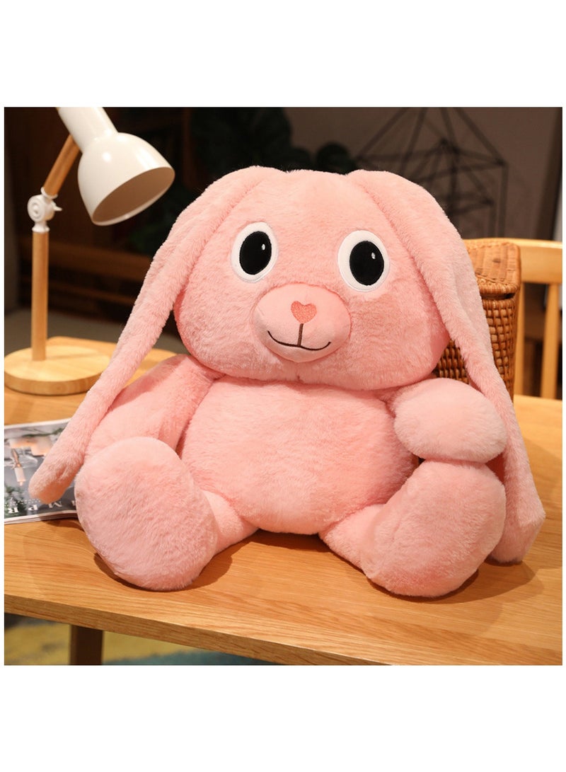 1 Piece Of Pull-Ear Rabbit Series Pink Pull-Ear Rabbit Plush Pillow Toy Creative Pink Pull-Ear Rabbit Shape Plush Toy 100Cm