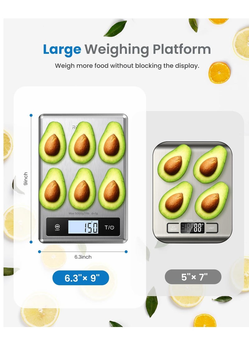 RENPHO - RENPHO Digital Food Scale, Kitchen Scale Weight Grams and oz for Baking - Image 1