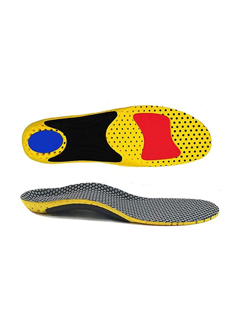 Orthotic Shoes Insole Super Support Foot Pain Relief Orthotics for Flat Feet Arch Insert for Severe Flat Feet Plantar Fasciitis Feet Pain Foot Valgus for Man And Woman Size:36-41 - Image 1