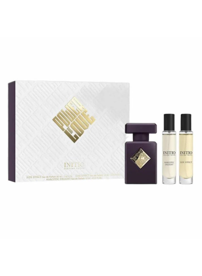 عطر إنيشيو سايد إيفيكت أو دو بارفان 50 مل،+ سايد إيفيكت 10 مل،+ ناركوتيك ديلايت10 مل،+ طقم هدايا