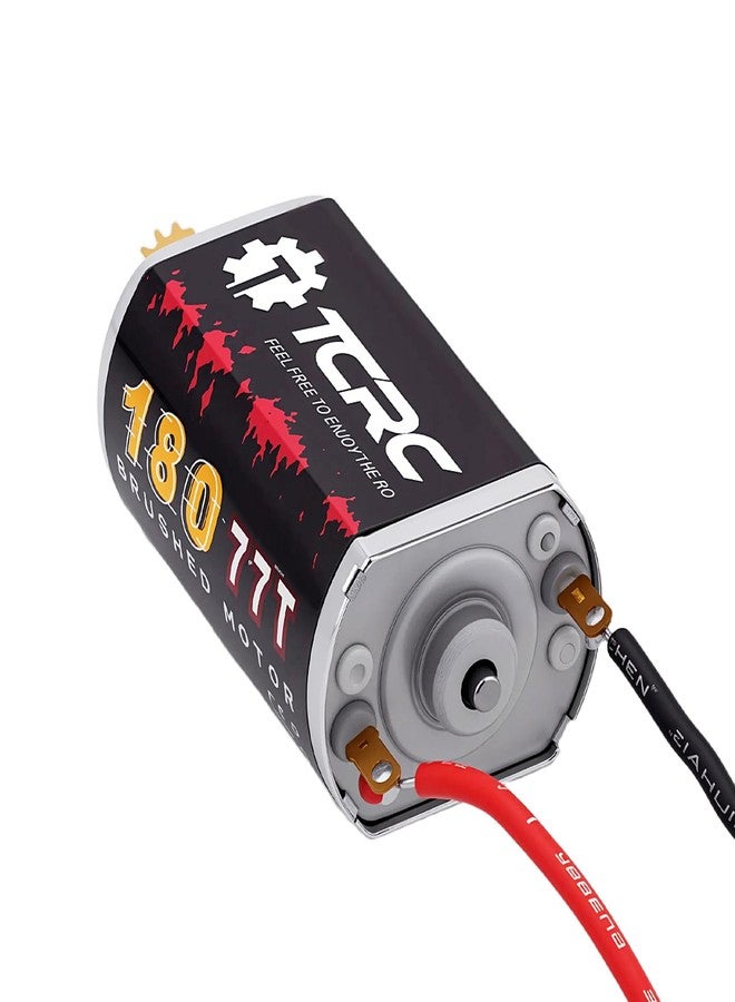 TCRC Metal 180 77T High Torque Speed Reduction Brushed Motor with Brass 12T Pinion for Redcat Ascent-18 RC Crawler Car Upgrades - Image 4