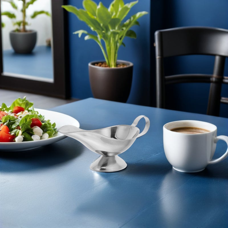 Stainless Steel Gravy Sauce Bucket Dish Roasting Sauce Dressing Dip Seasoning Container (5 Ounce) - Image 1
