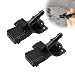 Icyhaws 2PCS Front Windshield Washer Nozzles Kit compatible with Toy0ta 20072023 Corolla Camry RAV4 Highlander Tundra Lexus GX460 RX350 IS250 Wiper washer sprayers Replacement OE 8538112300 - Image 2