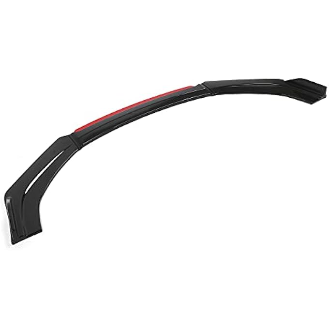 Yechiry Front Bumper Lip, Universal Spoiler Chin Splitter Car Bumper Protector Replacement, Ideal for Car Aerodynamic Performance, Enhanced Grip Stability Scratch Protection - Image 3