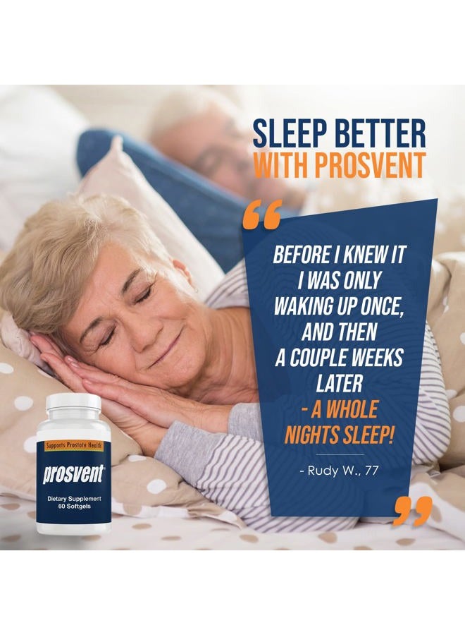 Prosvent Natural Prostate Health Supplement Clinically Tested Ingredients Reduce Urgency & Frequent Urination Improve Flow, Sleep, Health & Quality Of Life - Image 5