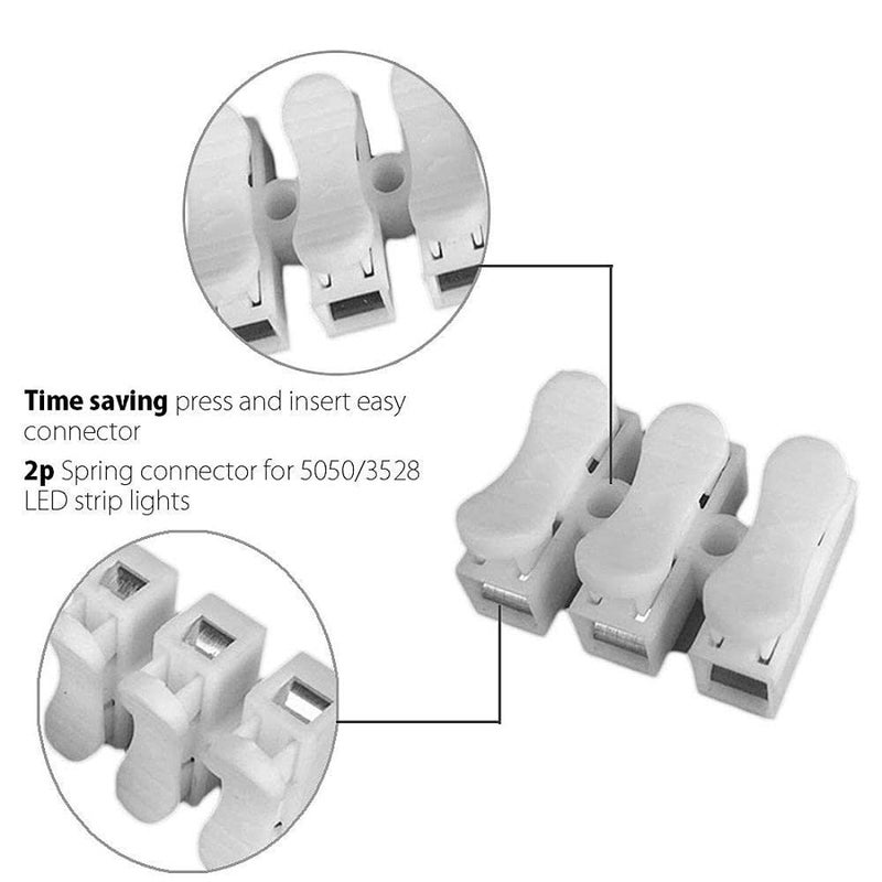 DIY Crafts DIY Crafts CTDIYHI40336 CH23 Spring Wire Connector Quick Connector Terminal Block Electrical Cable Clamp Terminal Connector LED Strip Light  - Image 4