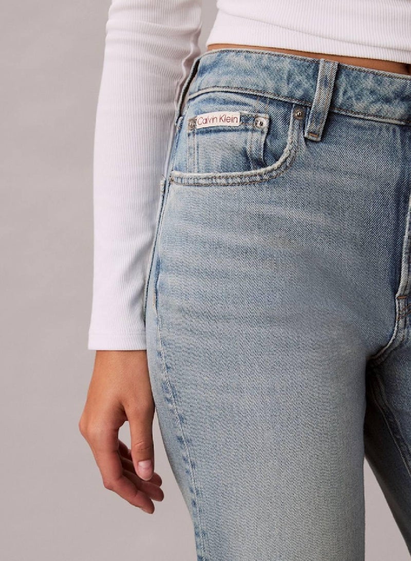 Calvin Klein Jeans High Rise Straight Jeans - Image 5