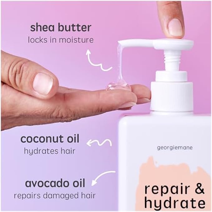 Georgiemane REPAIR & HYDRATE SHAMPOO 11.16 FL OZ - Image 3