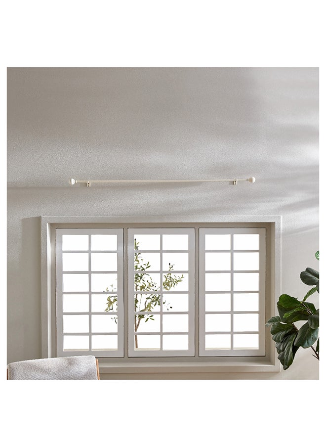 Home Box Berg Extendable Curtain Rod with Round Finial 121 x 1.6 cm  - Image 1