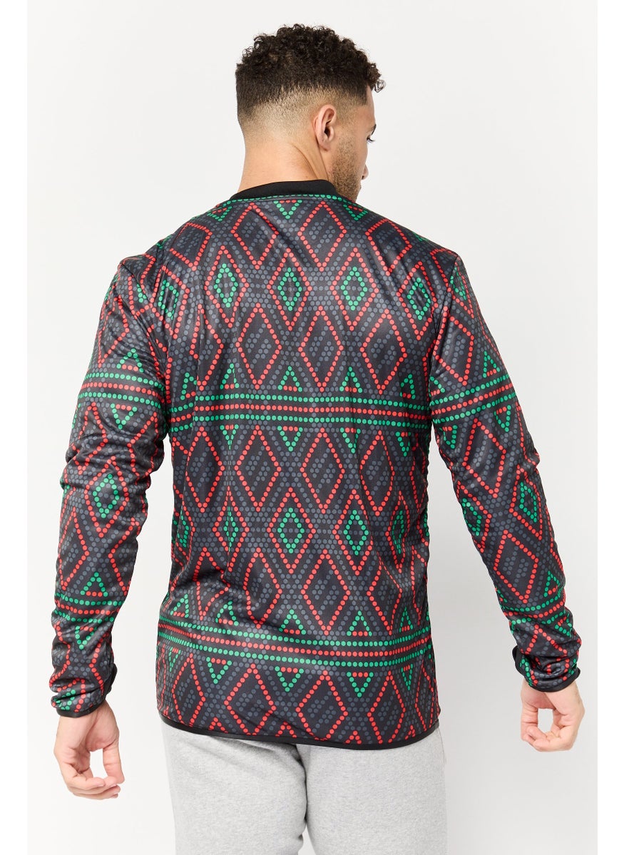 Adidas Men Sportswear Fit Long Sleeves Football Sweatshirt, Multicolor  - Image 2