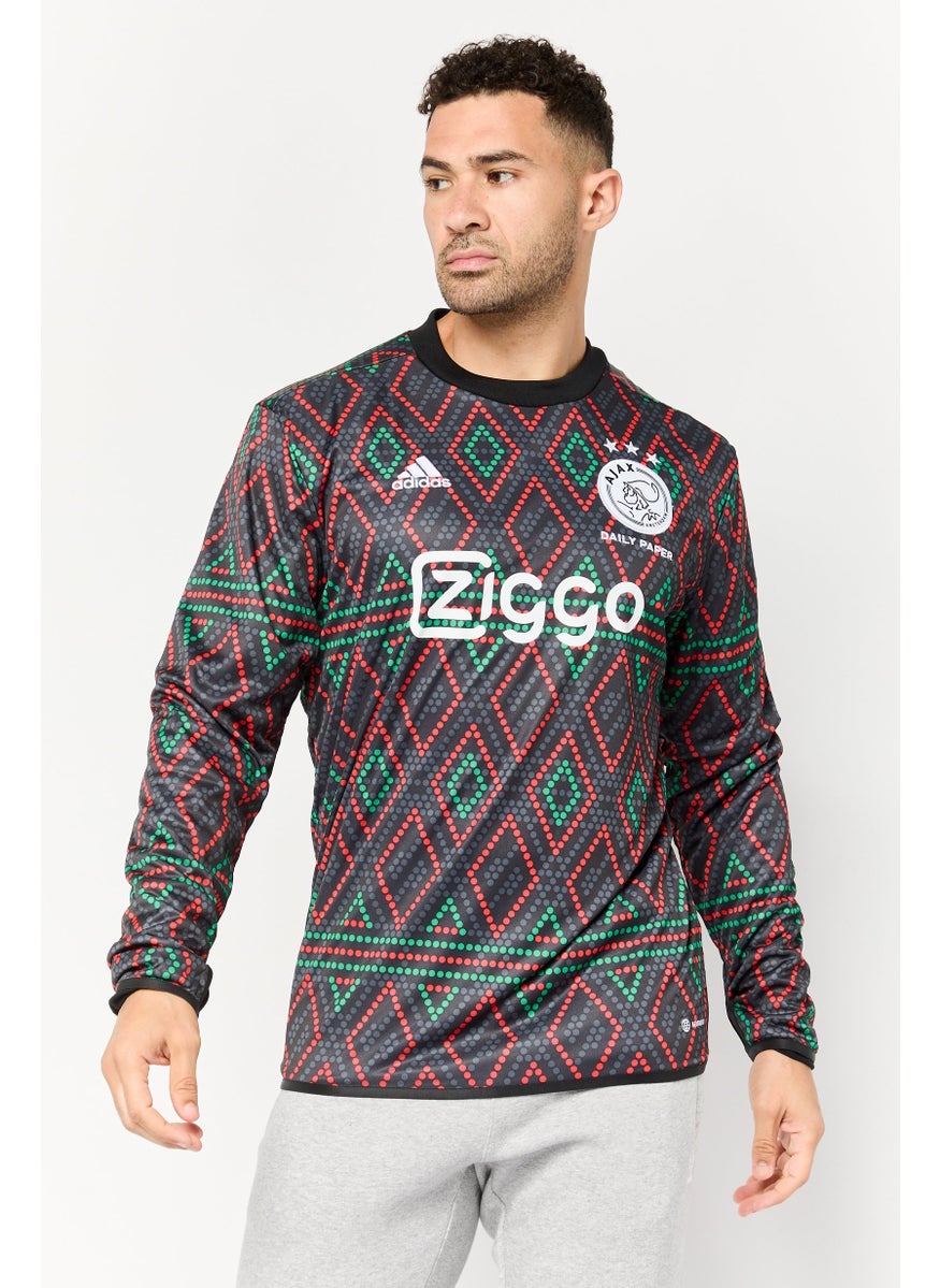 Adidas Men Sportswear Fit Long Sleeves Football Sweatshirt, Multicolor  - Image 1