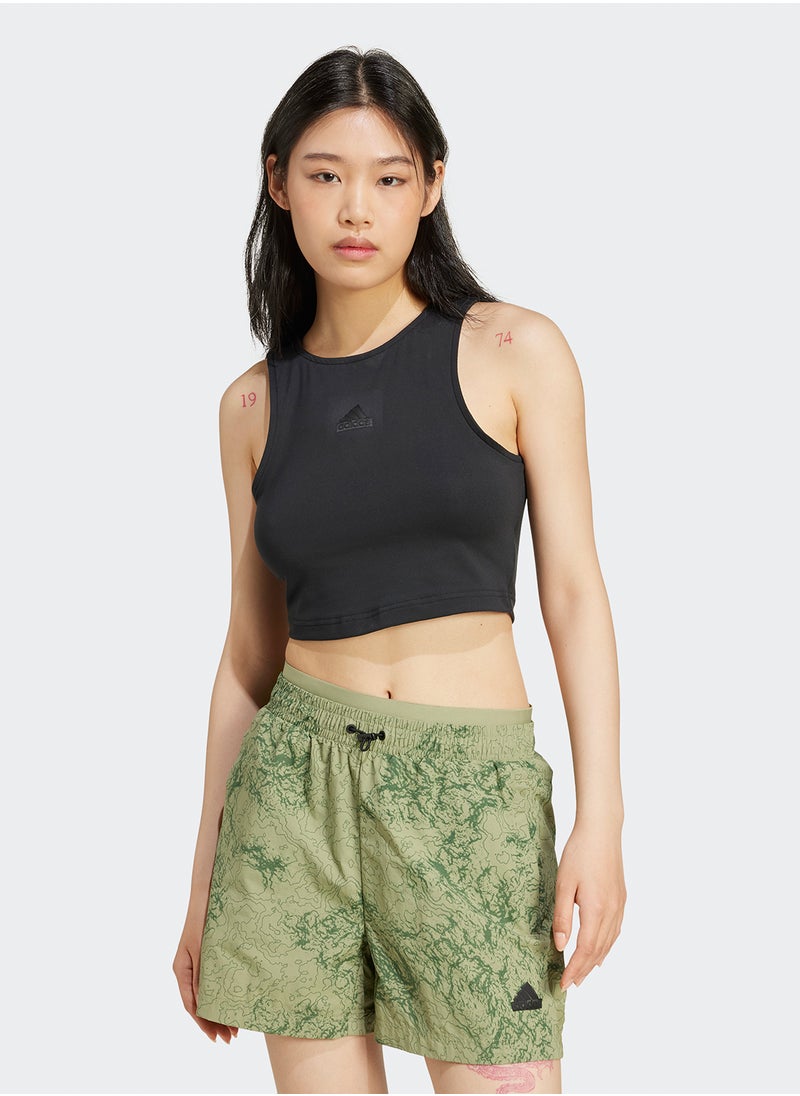 Adidas - City Escape Cropped Tank - Image 1