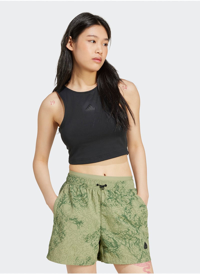 Adidas - City Escape Cropped Tank - Image 1
