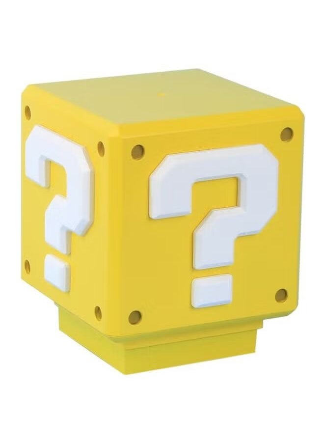 Paladone Super Mario Mini Question Block Light Yellow 7.5x7.5x7.5centimeter  - Image 1