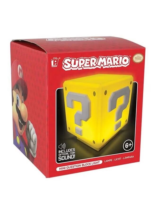 Paladone Super Mario Mini Question Block Light Yellow 7.5x7.5x7.5centimeter  - Image 2