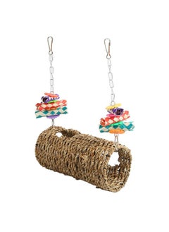 Zerodis Bird Grass Woven Swing with Hook, Durability and Fun Bird Cage Toy for Bird Chewing Standing Parrot Parakeet Cockatiel Mynah Lovebirds Finches Toy  - Image 4