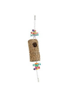 Zerodis Bird Grass Woven Swing with Hook, Durability and Fun Bird Cage Toy for Bird Chewing Standing Parrot Parakeet Cockatiel Mynah Lovebirds Finches Toy  - Image 5