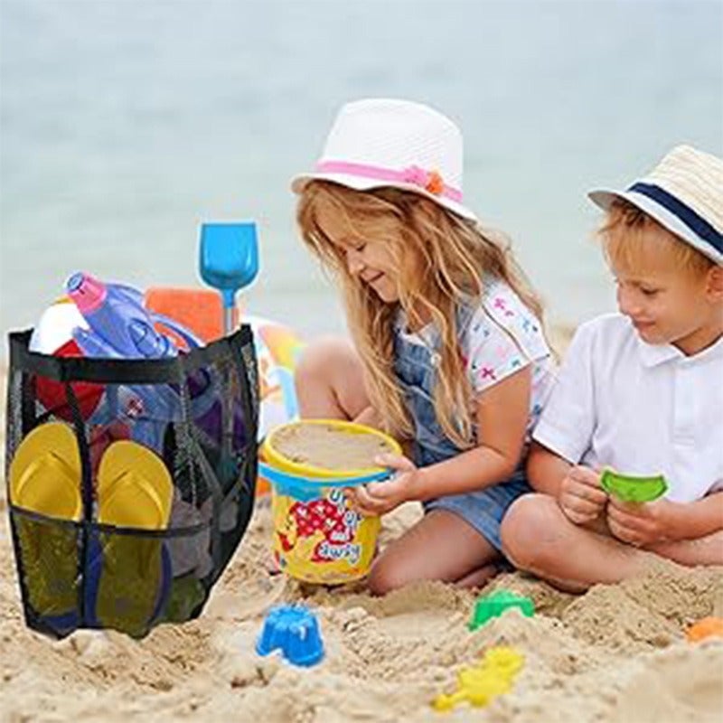 Multifunctional Mesh Beach Bag for Swimwear Storage Travel - Image 3