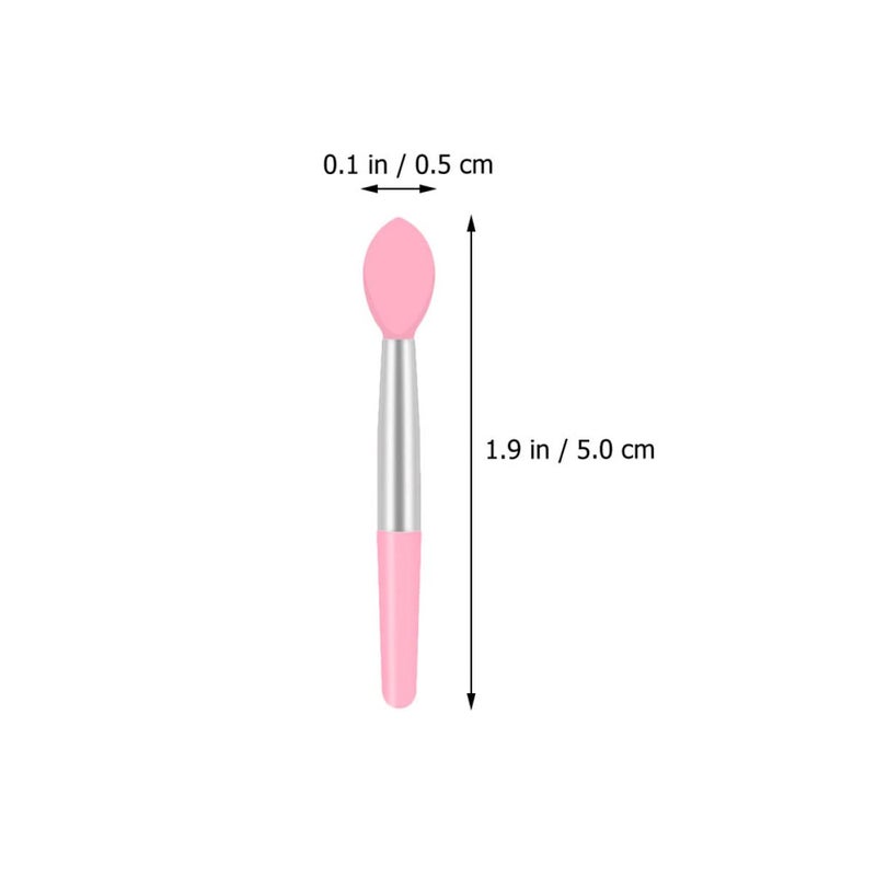 10Pcs Mini Lip Brushes Portable Makeup Applicator for Precise Lip Color Application Stylish Design for Daily Use - Image 2