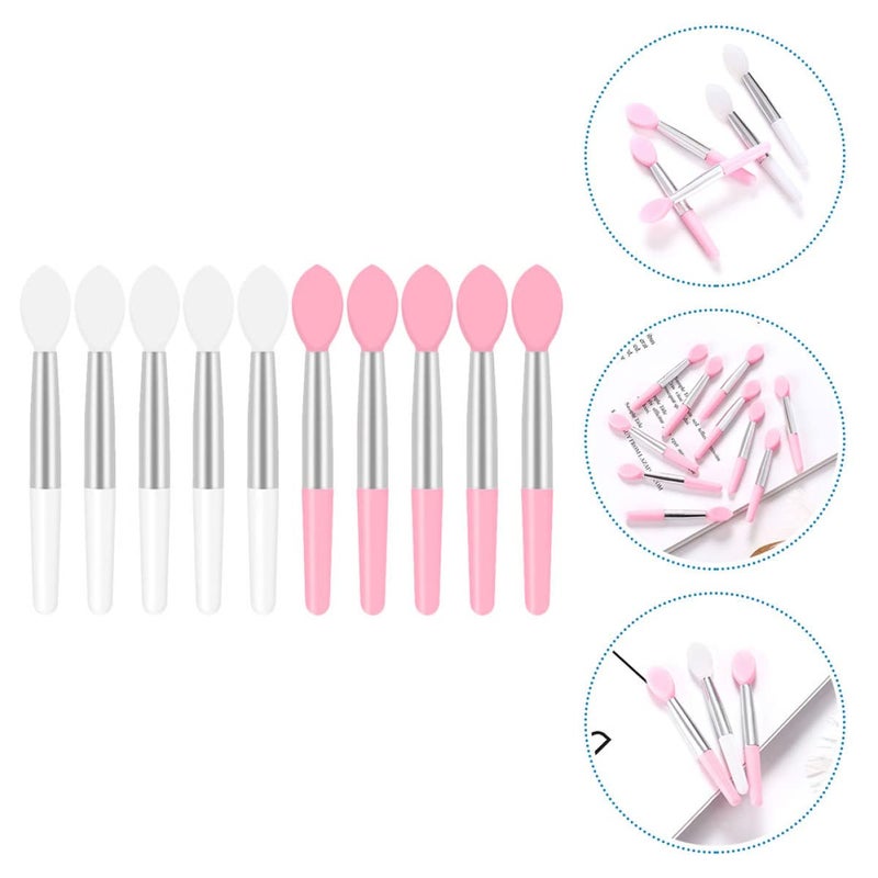 10Pcs Mini Lip Brushes Portable Makeup Applicator for Precise Lip Color Application Stylish Design for Daily Use - Image 4
