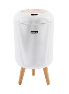 Generic Waste Bin Garbage Bin Bathroom 10L Wastebasket with Removable Legs Large Capacity Trash Can for Living Room Kitchen Bathroom  - Image 1