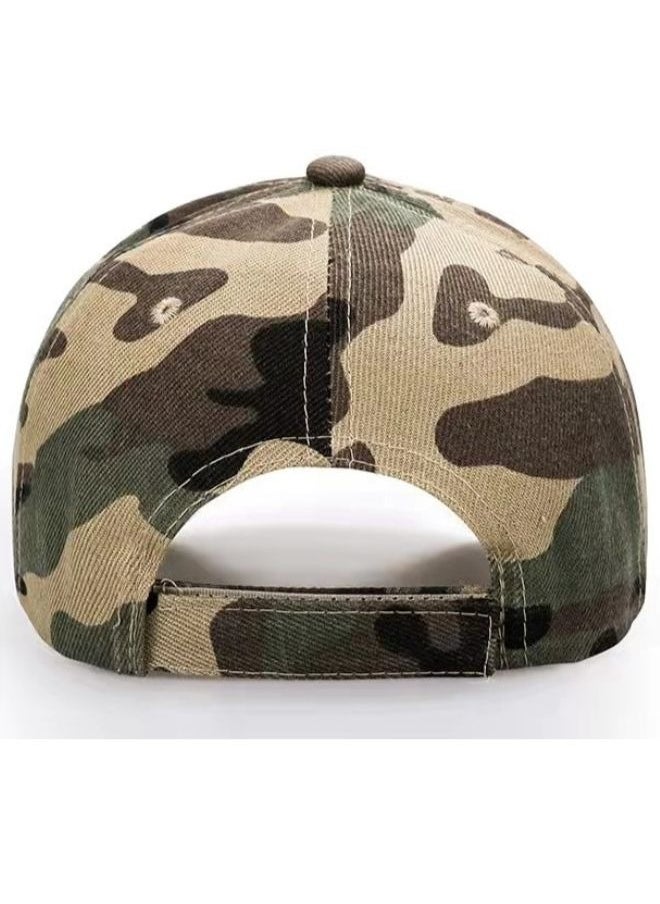 SARAOONT Men's Camouflage Baseball Cap - Army Military Camo Hat for Outdoor Sports, Tactical Cap for Hunting and Fishing - Unisex Design for Men and Women.  - Image 2
