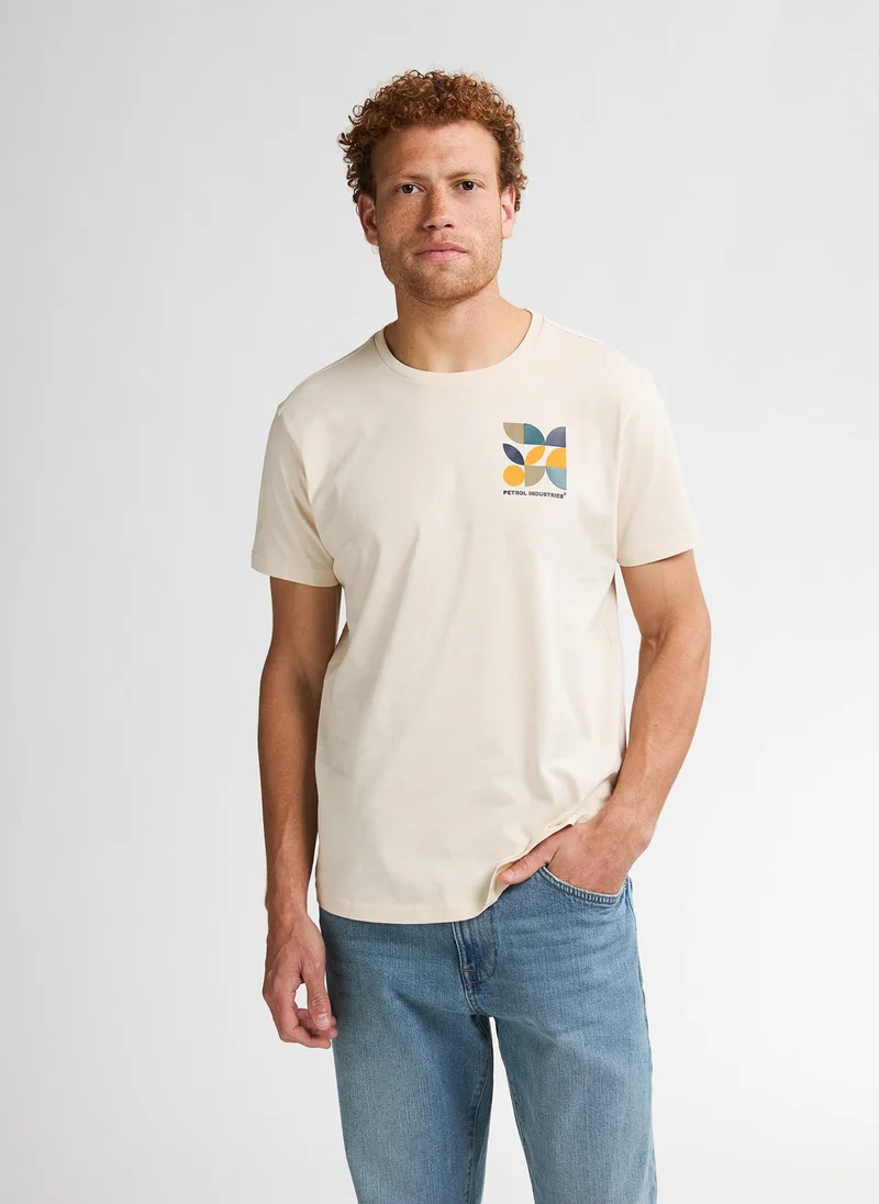 بترول اندستريز تيشيرت رجالي كلاسيك مطبوع