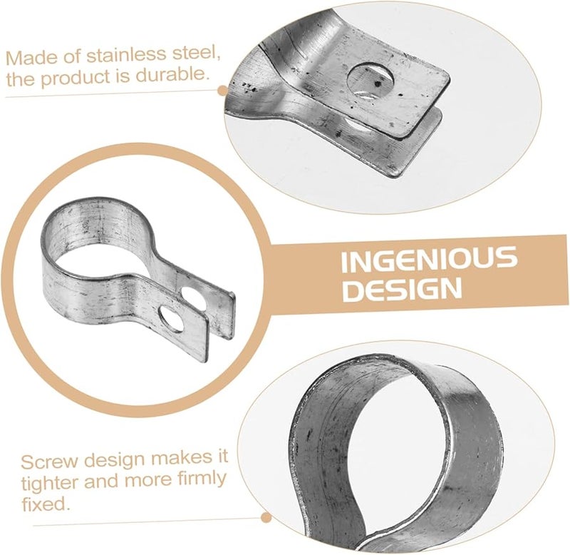 Stainless Steel Fence Tension Bands 10pcs 3 4inch For Chain Link Fence Brace - Image 5