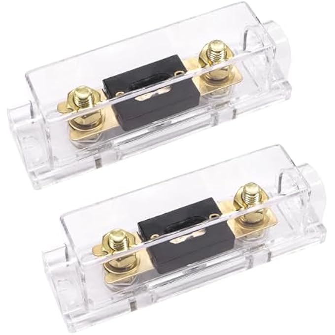 KASTWAVE 2Pack 100Amp Anl Fuse Holder With 100 Amp Anl Fuses Fit For 0248 Awg Car Audio And Other High Current Applications - Image 1
