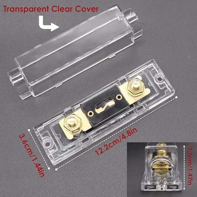 KASTWAVE 2Pack 100Amp Anl Fuse Holder With 100 Amp Anl Fuses Fit For 0248 Awg Car Audio And Other High Current Applications - Image 2