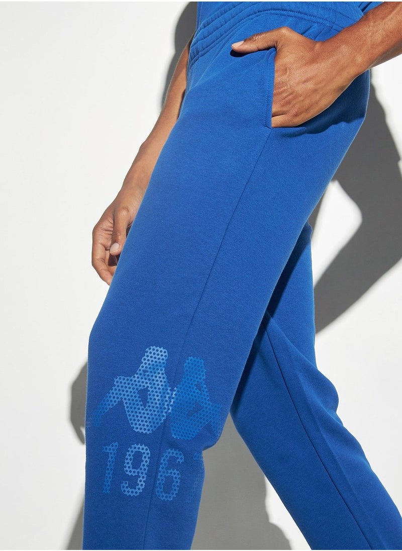 Kappa - Kappa Logo Detail Joggers with Elasticated Waistband and Pockets - Image 1