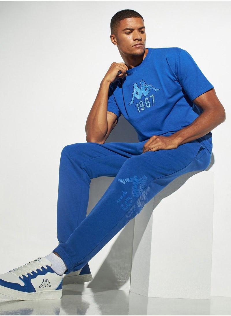 Kappa - Kappa Logo Detail Joggers with Elasticated Waistband and Pockets - Image 1