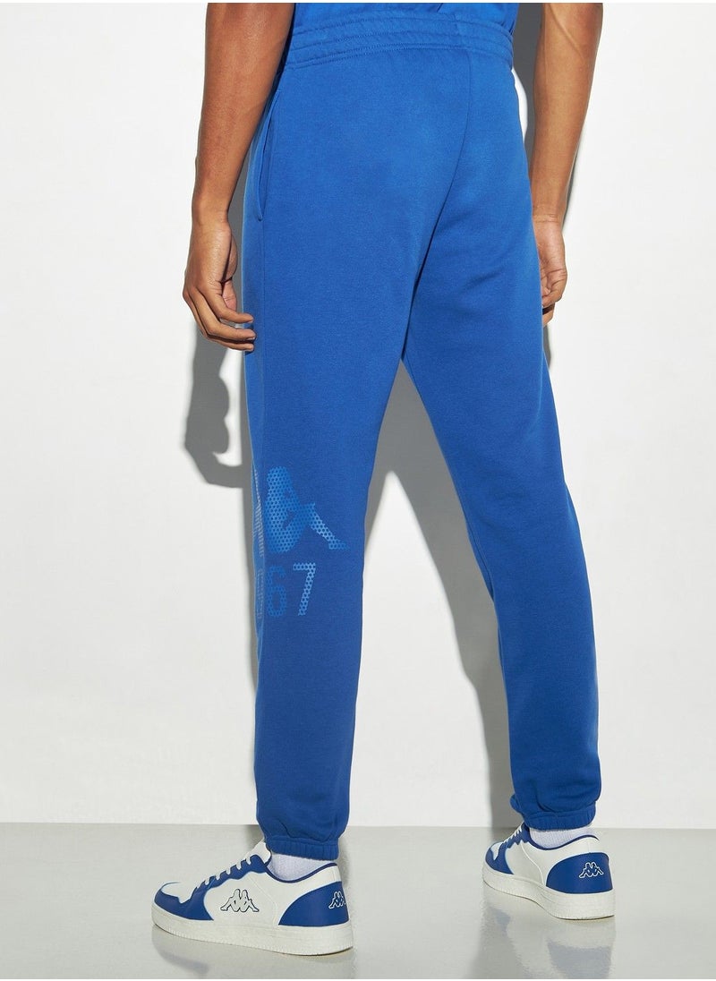 Kappa - Kappa Logo Detail Joggers with Elasticated Waistband and Pockets - Image 1