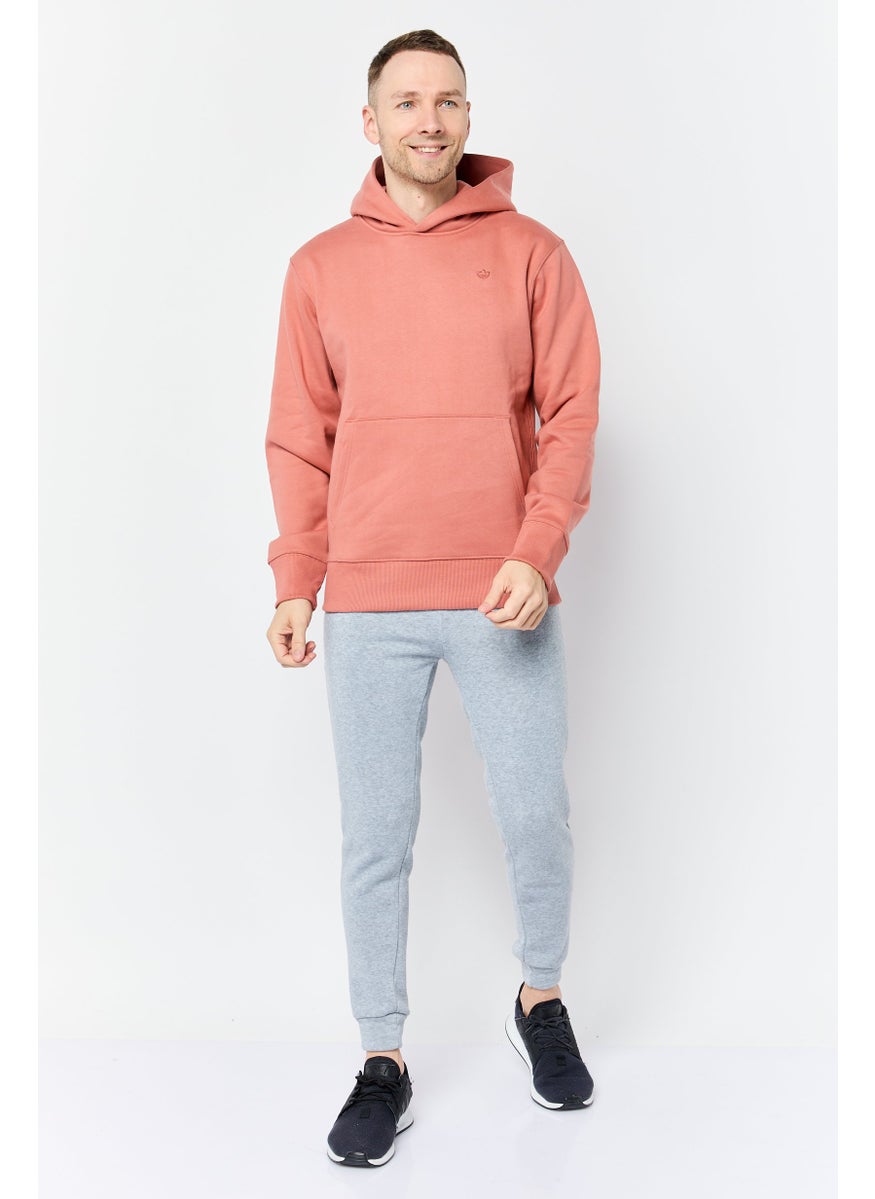 adidas Originals - Men Sportswear Fit Long Sleeves Outdoor Hoodie, Desert Coral - Image 1