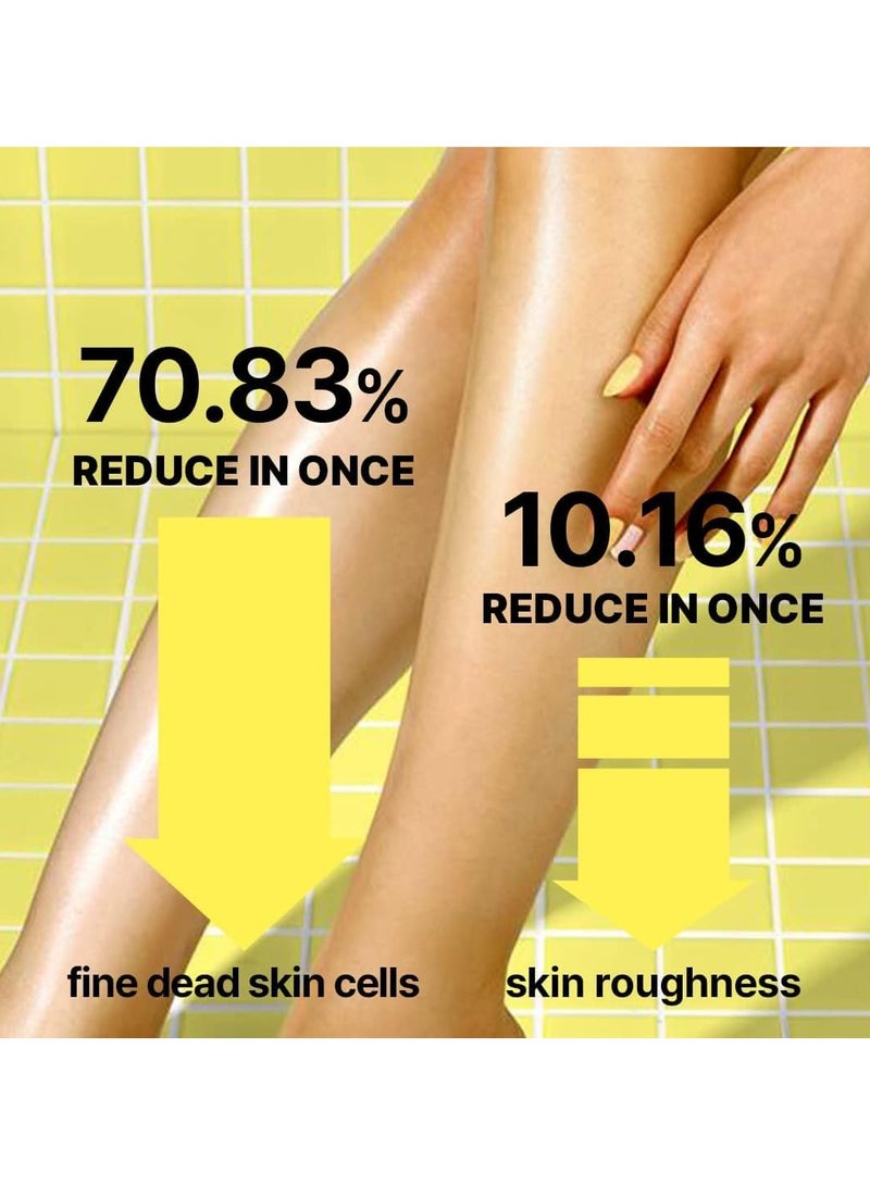 وصفة حمام الأمهات 45 قطعة من وسادات الجسم المتوهجة بفيتامين LHA - وسادات زيت الجسم المقشرة والمرطبة مع فيتامين C لبشرة مشرقة - تركيبة غير لاصقة لتوهج ناعم وصحي - Image 5