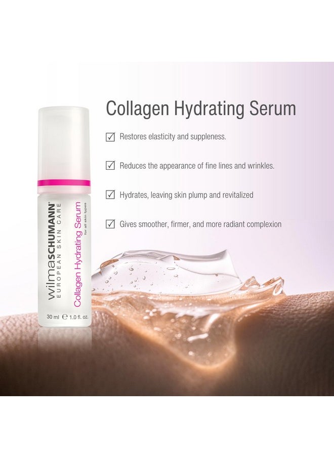 WILMA SCHUMANN - Collagen Moisturizing Serum Nourishes Skin And Reduces Fine Lines And Wrinkles Face Serum For All Skin Types Hydrating Facial Serum 1Oz/30Ml Luxury Skin Care - Image 1
