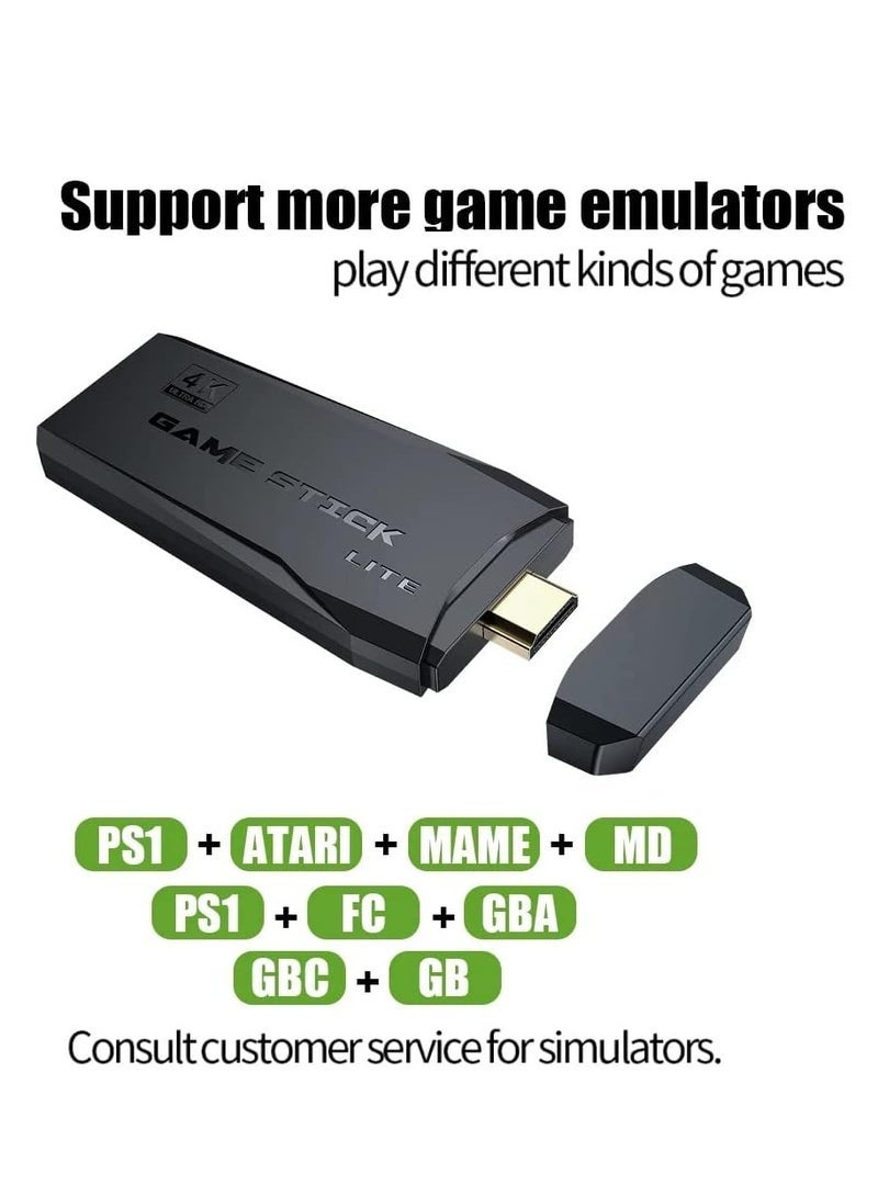 ELTERAZONE 64G Retro Game Console, HD Classic Game Console, 10000+ Built-in Games, 9 Emulators Console, HDMI Output TV Video Games, High Definition Game Console with Dual 2.4G Wireless Controllers - Image 5
