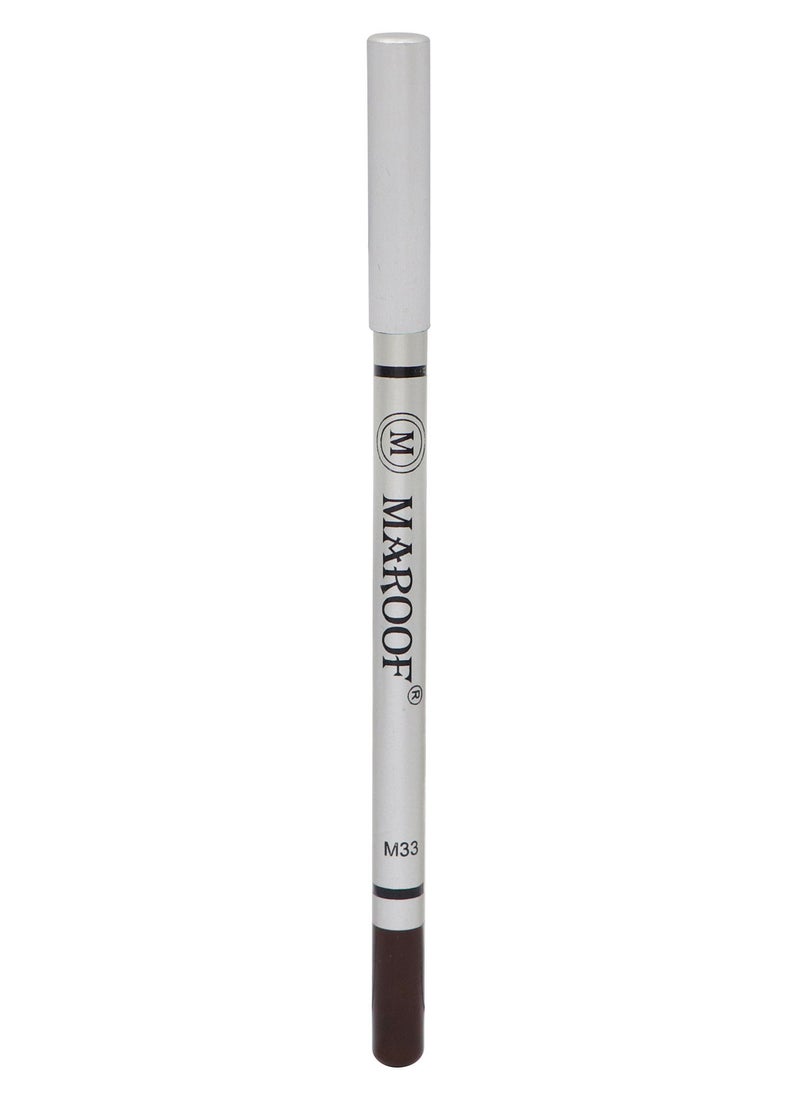 MAROOF MAROOF Soft Eye and Lip Liner Pencil M33 Dark Brown  - Image 1