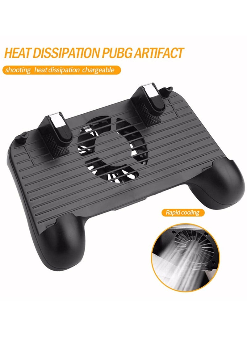 PUBG Mobile Game Fire Button Aim Key Smartphone Gaming Trigger Shooter Controller Gamepad Joystick for Android Cooling Handle Grip Holder - Image 3