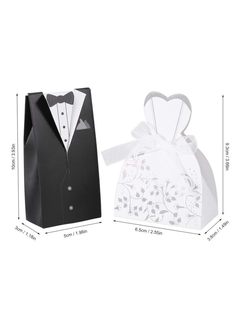 SYOSI Wedding Party Boxes SYOSI 50 Pairs Sweet Candy Boxes  - Image 3