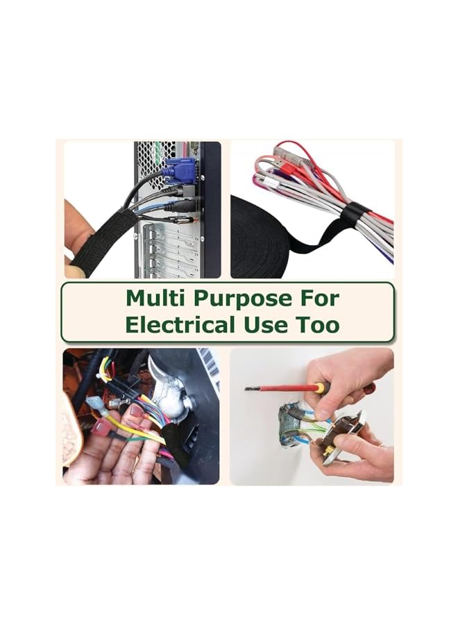 promass Wire Harness Tape - High-Temperature Fabric Tape for Automotive Wire Bundles - 3 Rolls, 15m each (width：5cm) - Image 5