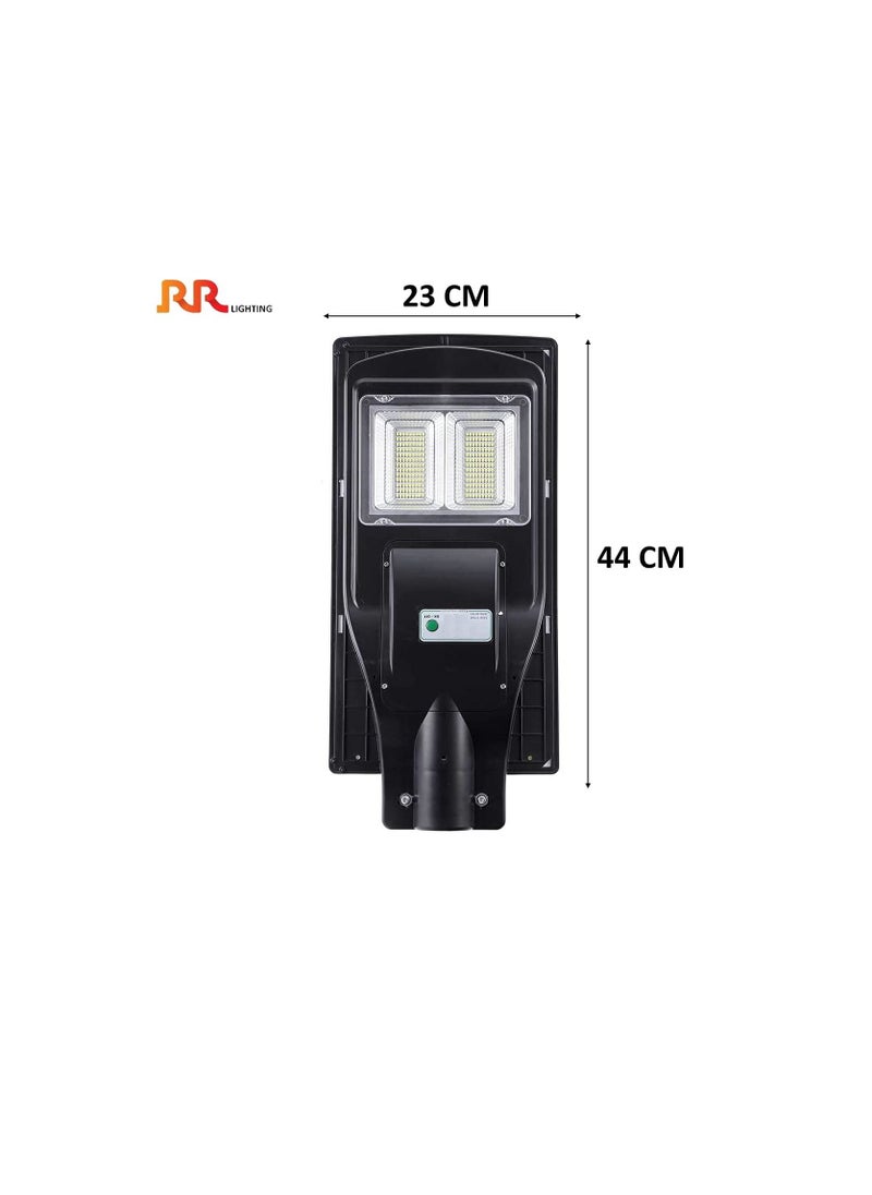 RR RR Lighting Solar Street Light Outdoor Waterproof Solar Flood Lamp Motion Sensor Security Light for Outside Yard Garden, Street, Basketball Court 6500K Daylight 120 Led 50W  - Image 2