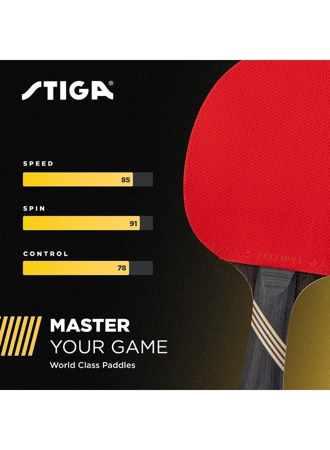 Stiga Bullet Ping Pong Paddle - 5-Ply Extra Light Blade - 2Mm Premium Sponge - Flared Handle For Masterful Grip - Performance Table Tennis Racket For Competitive Play  - Image 5