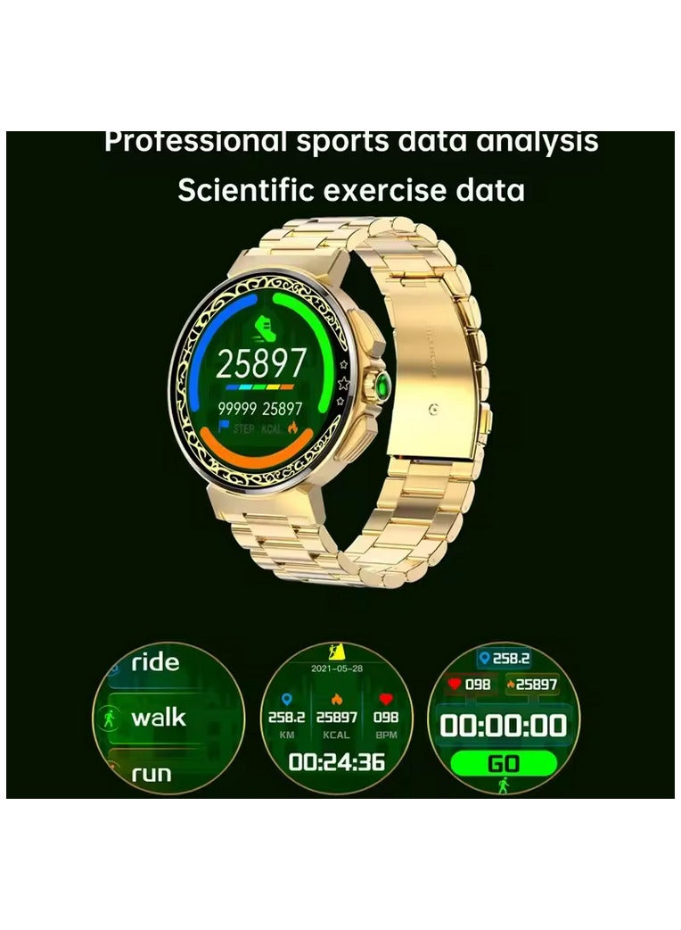 Rscy muslin smart watch Smart Watch for Men, Electronic Watch for Heart Rate, Blood Oxygen, and Sports Health Monitoring, Bluetooth Watch - Image 2