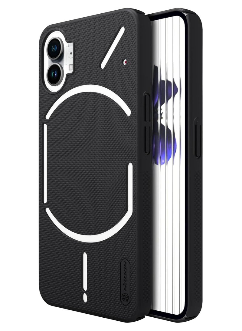 Nillkin Nillkin Super Frosted Shield Pro Case Slim for Nothing Phone 1 Case, Pocket-Friendly Anti-Scratch Phone Case - Black  - Image 1