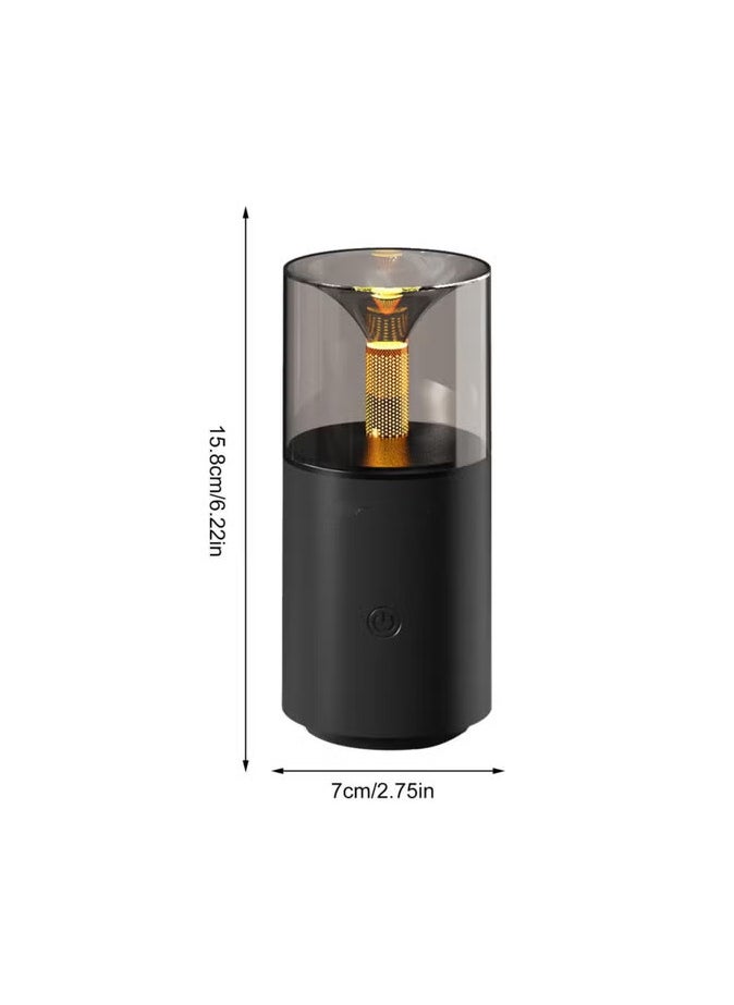 Car Air Freshener Diffuser – Mini Car Scent Perfume with Type-C Charging & LED Light, Aromatherapy Diffuser for Auto, Air Freshener for Cars, Air Refreshing Smell Remover, Auto Shut-Off, USB Powered