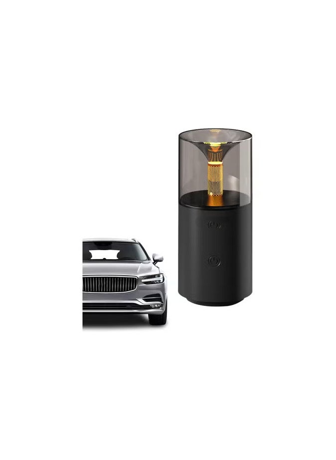 Car Air Freshener Diffuser – Mini Car Scent Perfume with Type-C Charging & LED Light, Aromatherapy Diffuser for Auto, Air Freshener for Cars, Air Refreshing Smell Remover, Auto Shut-Off, USB Powered