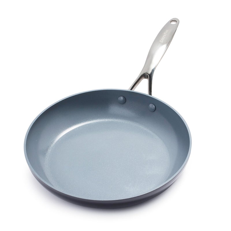 GreenPan Valencia Pro Hard Anodized Healthy Ceramic Nonstick 10" Frying Pan Skillet, PFAS-Free, Induction, Dishwasher Safe, Oven Safe, Gray - Image 1